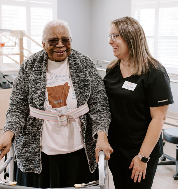 Elder Receiving Physical Therapy at Green House Cottages of Southern Hills
